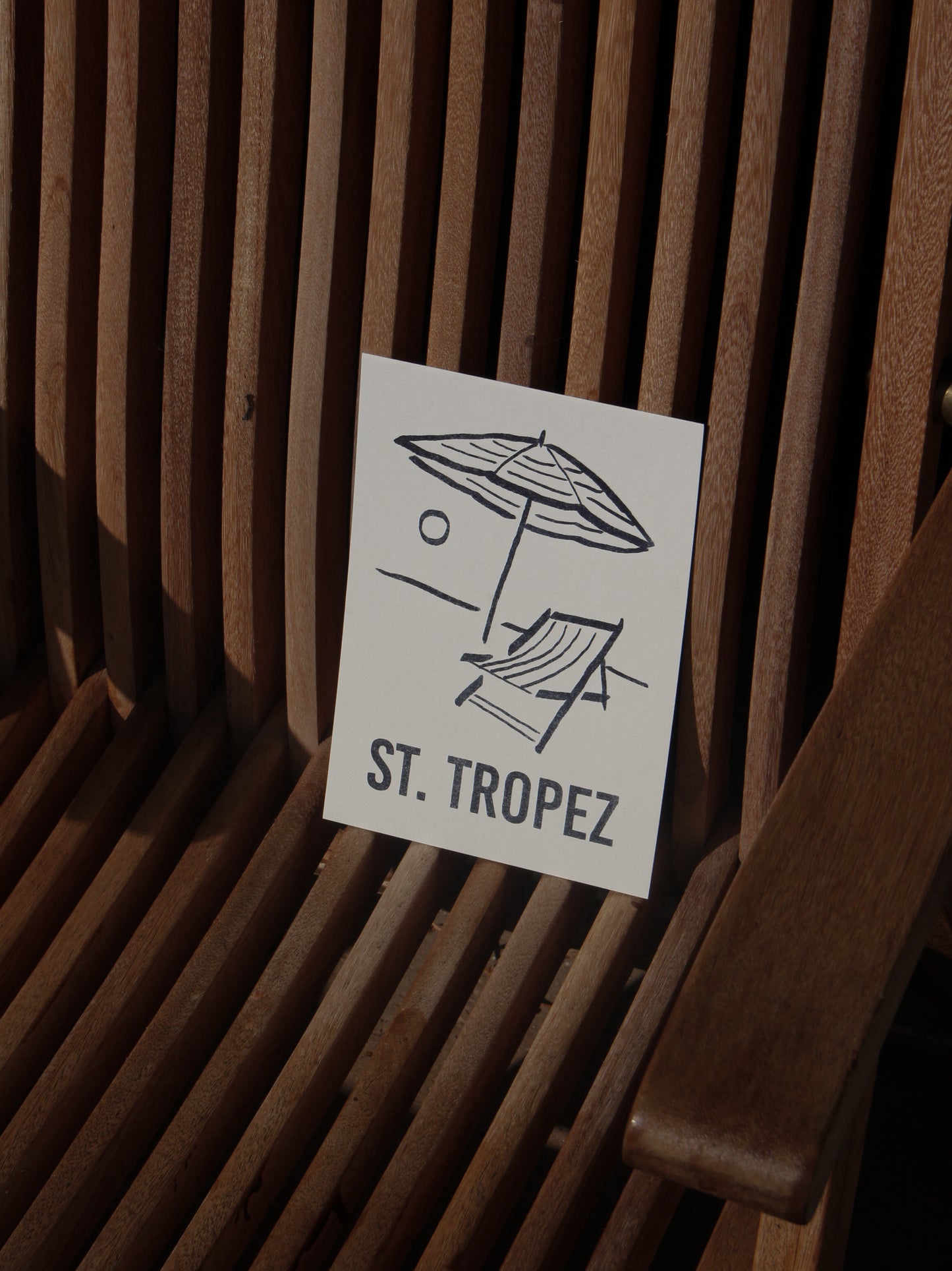 Poster St.Tropez (Risographie)