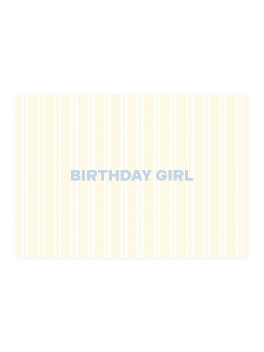 Postkarte 'BIRTHDAY GIRL'