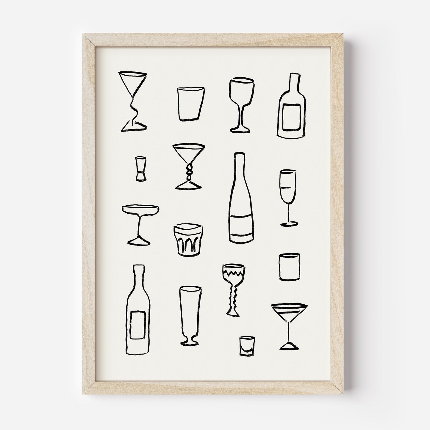 Poster Drinks (Risographie)