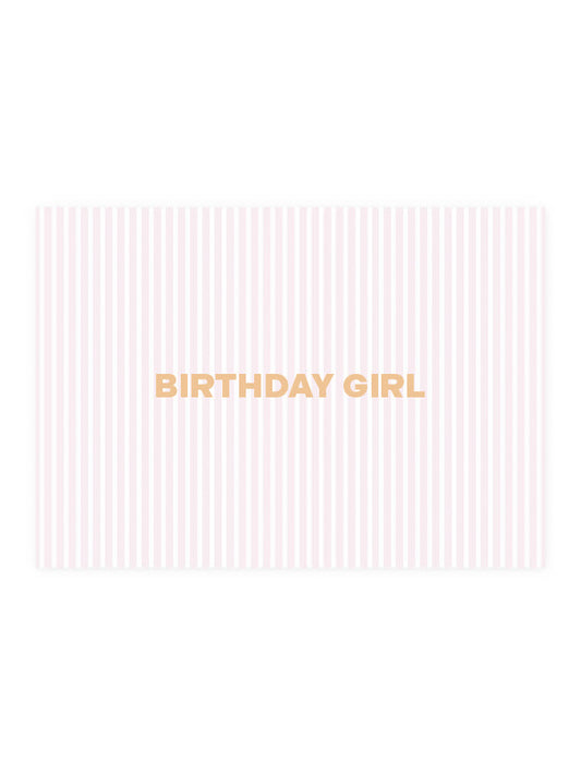 Postkarte 'BIRTHDAY GIRL'