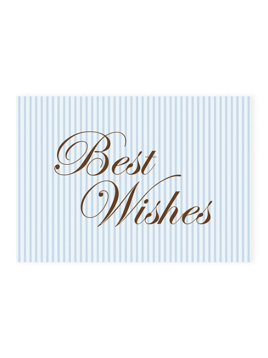 Postkarte 'Best Wishes'