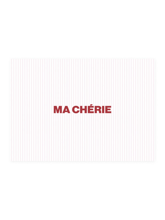 Postkarte 'MA CHÉRIE'