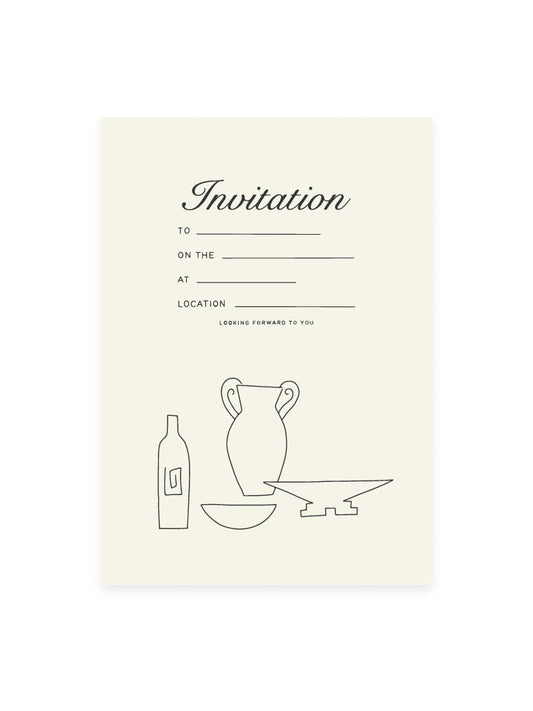 Postkarte Invitation (Risographie)